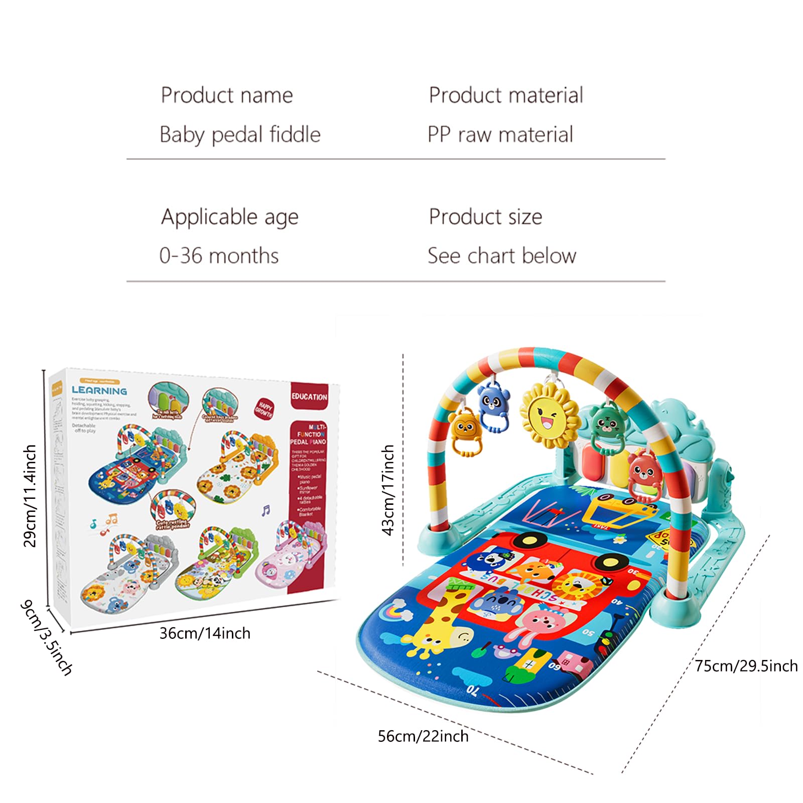 Alive Lovely Baby Gyms uses safe, durable materials for long-lasting play