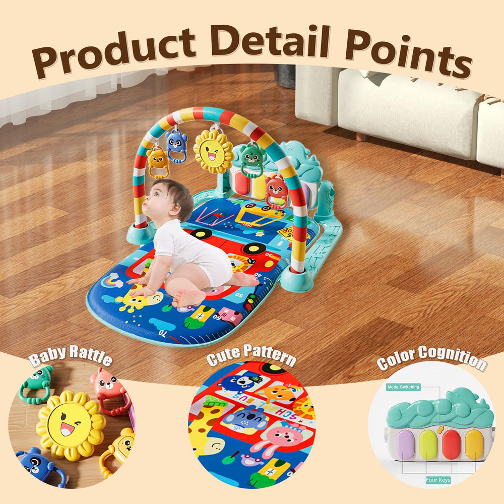 Alive Lovely Baby Gyms tummy time padded mat for comfy, supported play