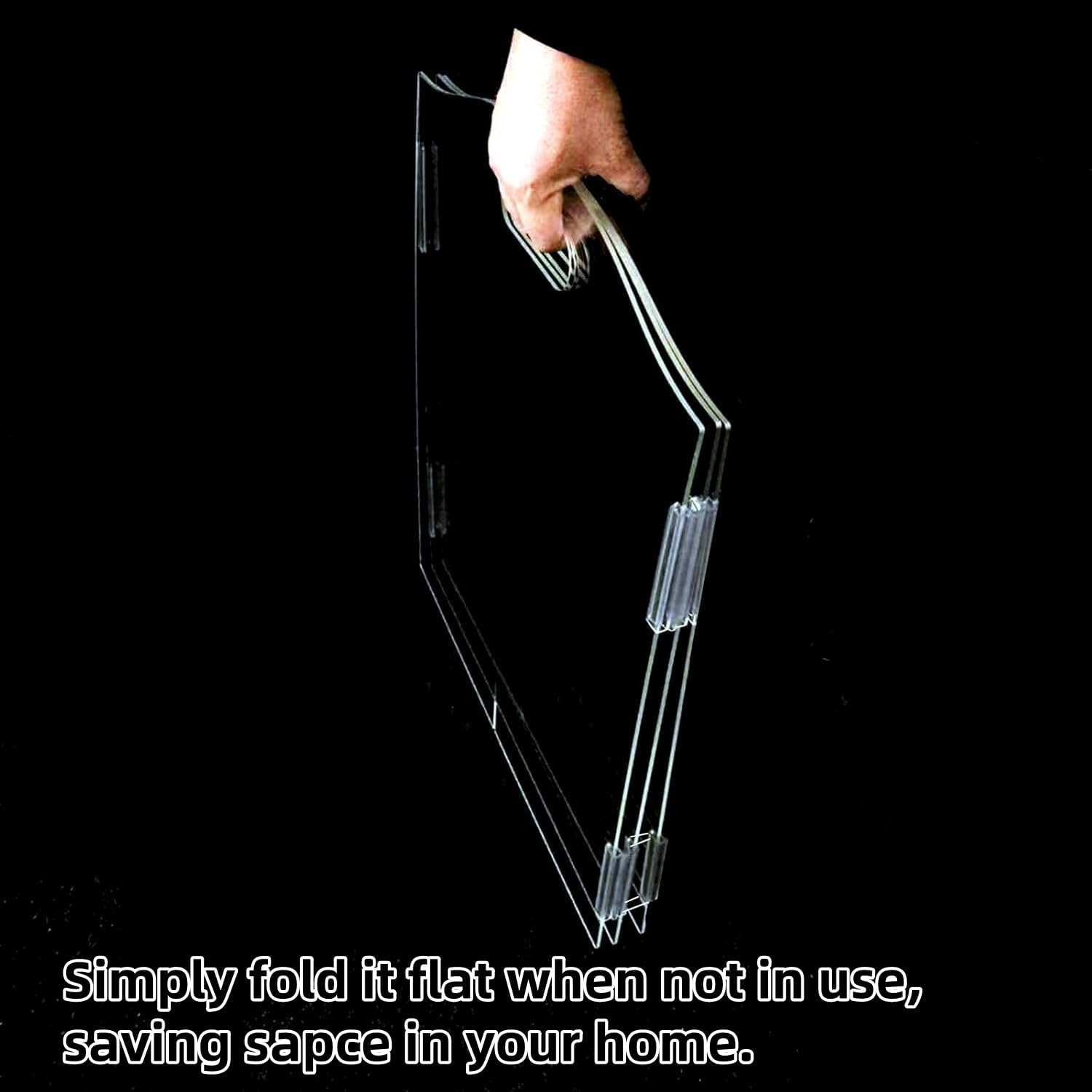 All Cheerful Clear Dog Gate no-tools setup lets you install in seconds without drilling.