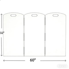 All Cheerful Clear Freestanding Pet Gate setup in doorway showing quick, tool-free installation