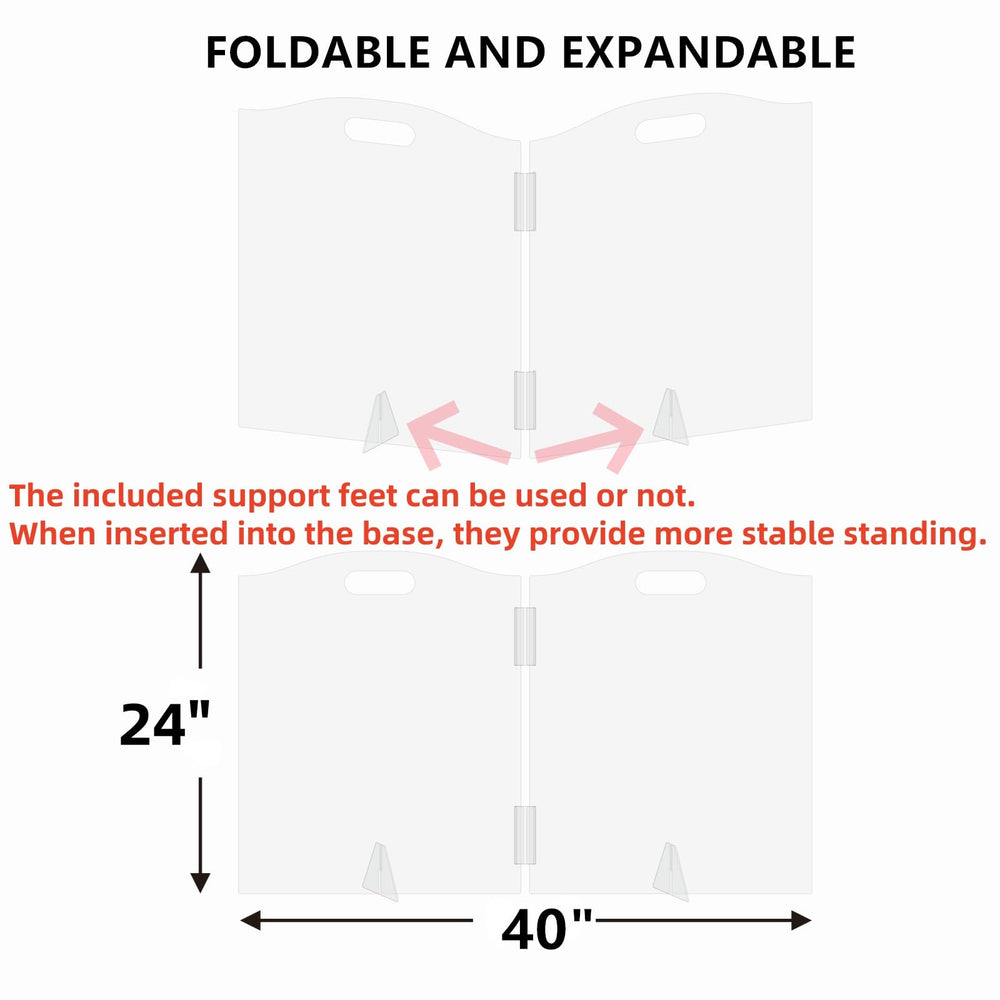 All Cheerful support feet gate provides stable placement