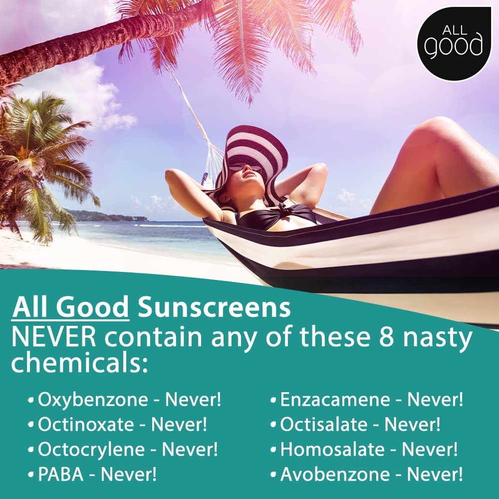All Good Sports sunscreen butter twist-up stick keeps hands clean during reapplication.