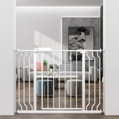 ALLAIBB extra-wide gate in doorway for safe baby and pet passage