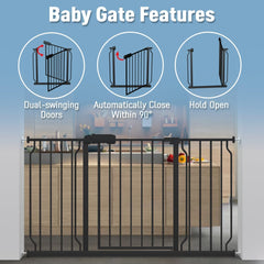 ALLAIBB stairs installation highlights secure pressure-mounted fit.