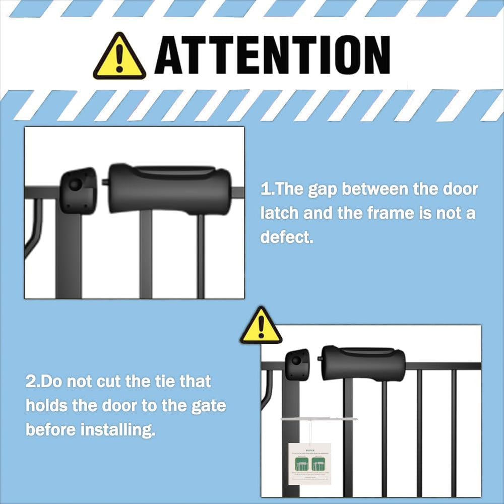 ALLAIBB gate used in kitchen and living room safely sections high-traffic areas.