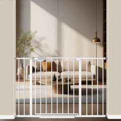ALLAIBB triple-lock gate wide walk-through keeps babies and pets safe while passing through.