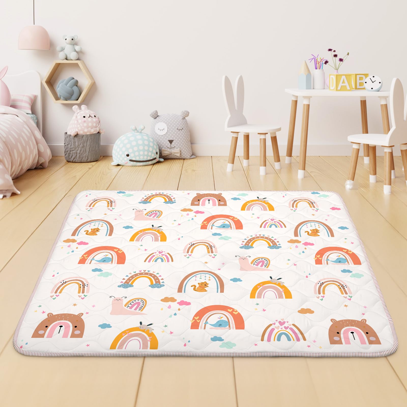 alldomess machine-wash easy-clean feature keeps mats fresh between uses