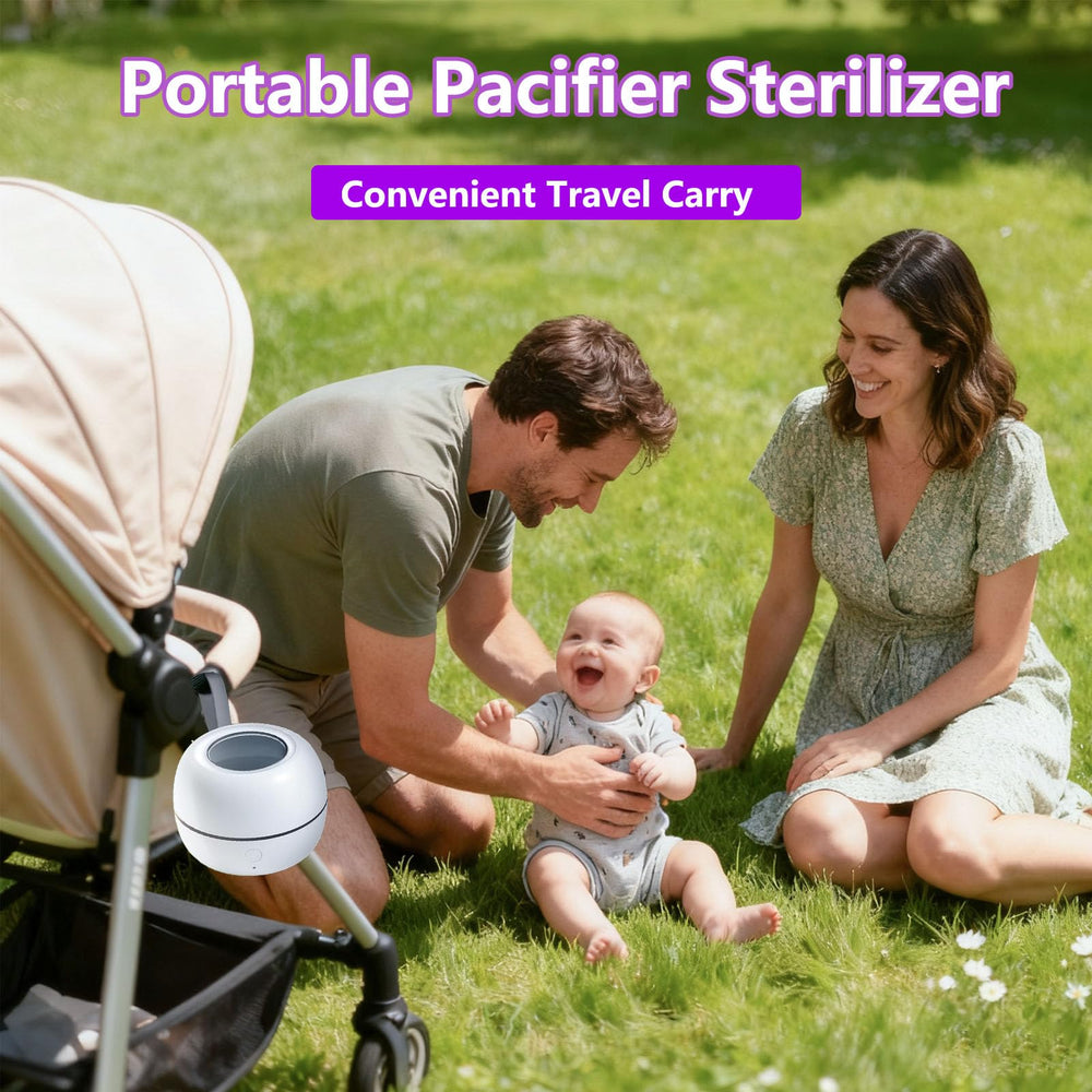 ALLGLAM multi-use small-items sterilizer sanitizes jewelry, ear tips, and oral care accessories.