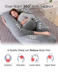 ALLOPERA pillow removable cover allows easy washing and lasting softness