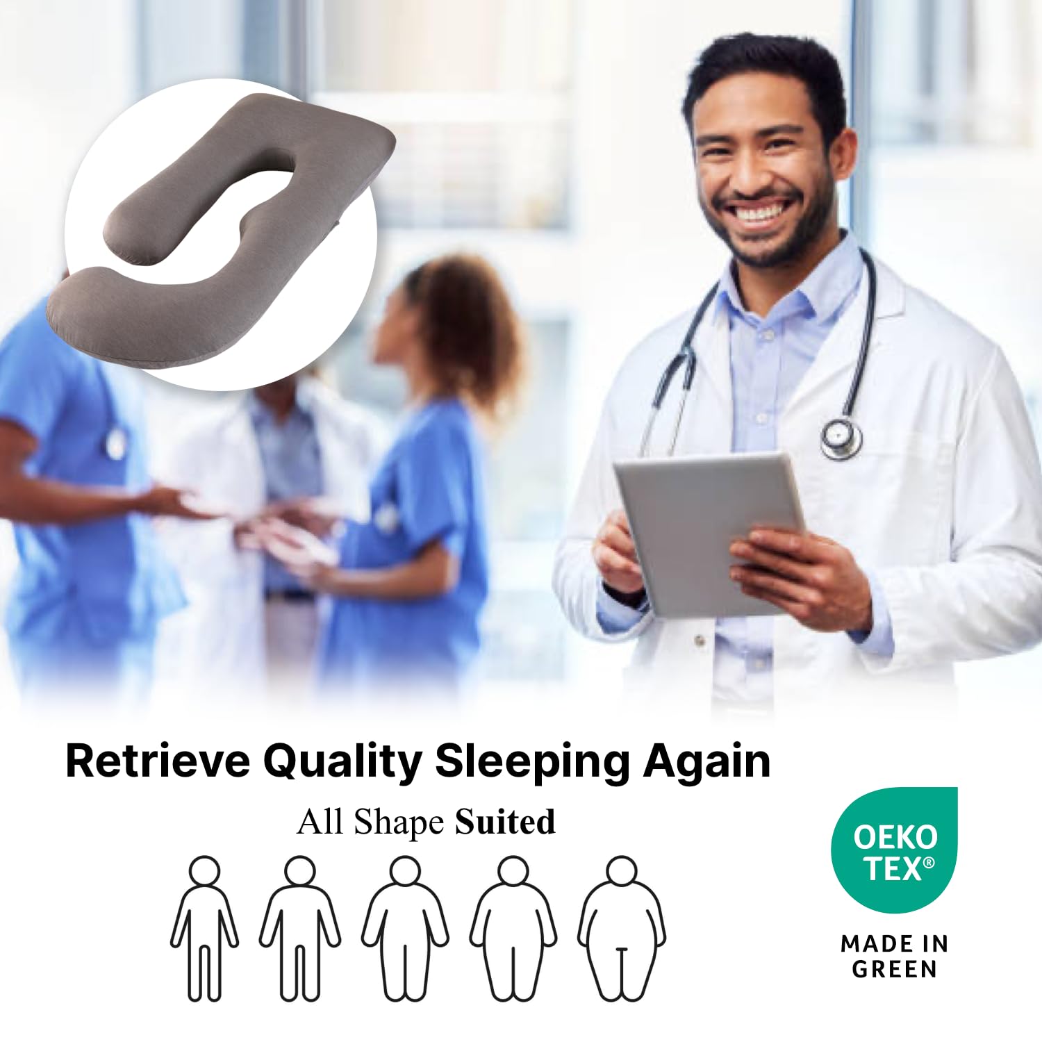 ALLOPERA cooling cover option for breathable comfort and soft feel.
