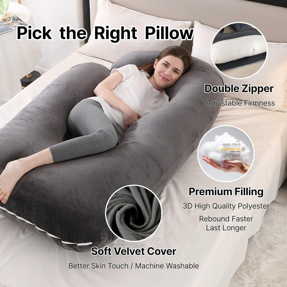 ALLOPERA velvet-cover close-up highlights plush, breathable comfort.