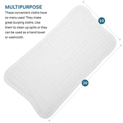AllSett Health six-layer muslin structure highlights extra absorbency and softness