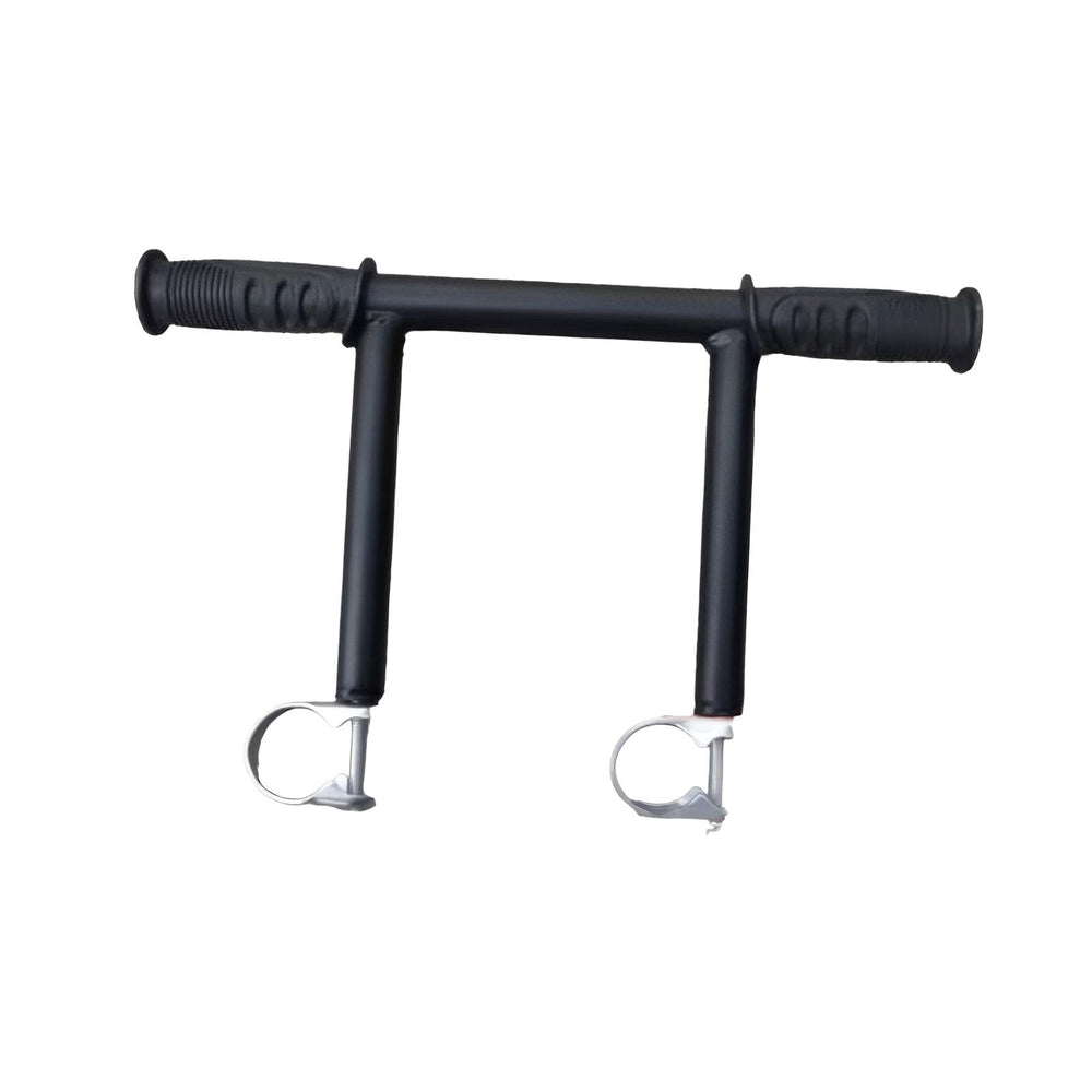 Almencla metal stroller handle extender mounted for easier reach