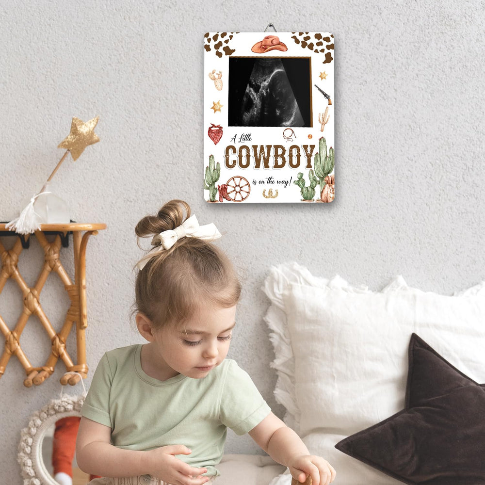ALodr Cowboy Frame wall hanging shows space-saving keepsake option
