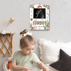 ALodr Cowboy Frame wall hanging shows space-saving keepsake option