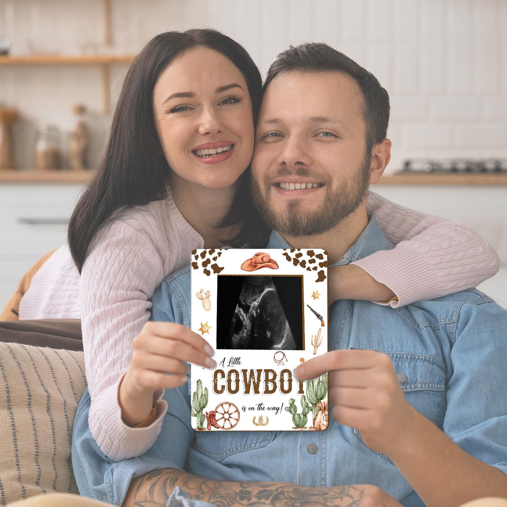 ALodr Ultrasound Photo Slot Frame demonstrates easy photo insertion