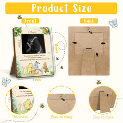 ALodr Winnie frame design highlights Winnie character for baby shower decor.
