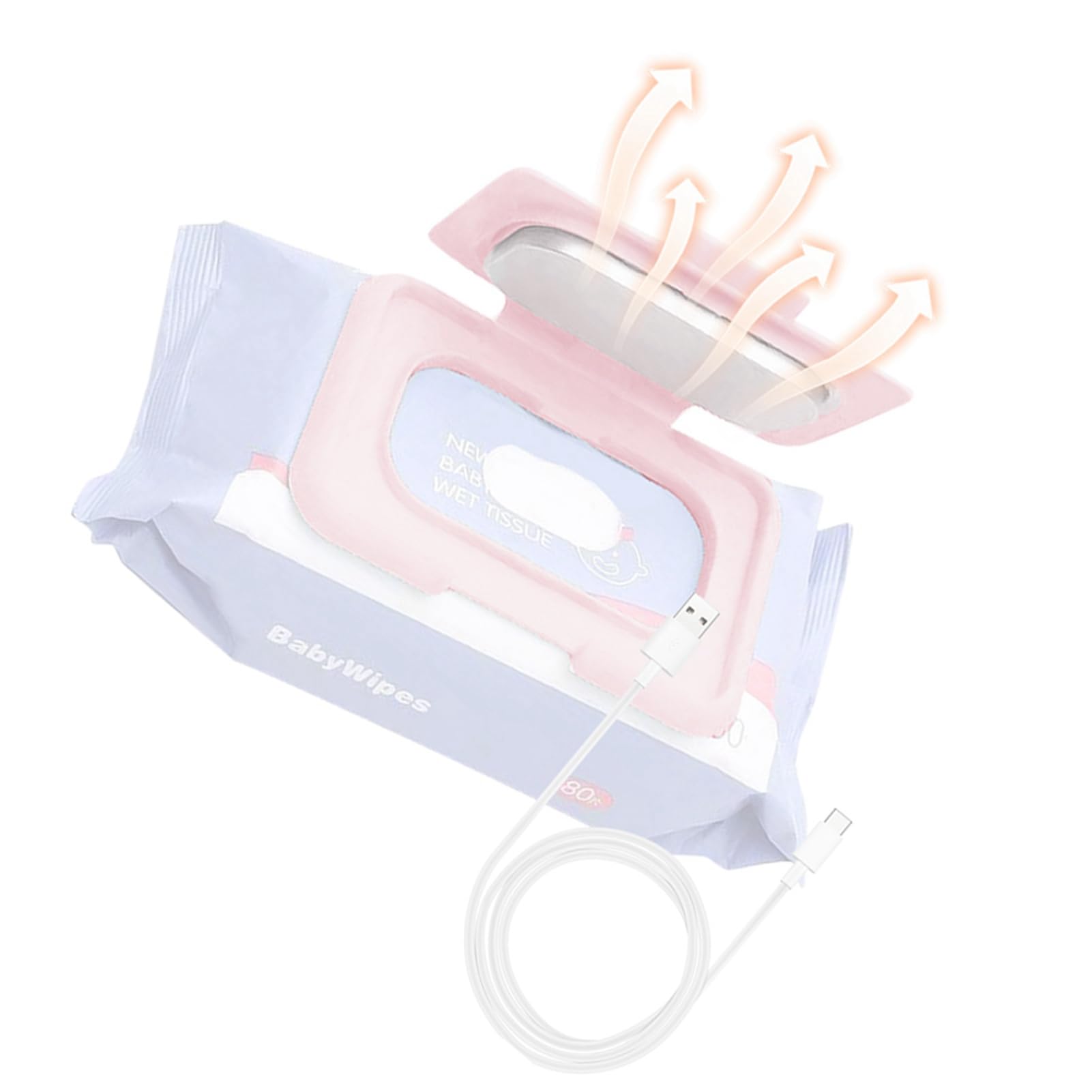 Alomejor wipe warmer easy to use attaches atop the wipe box.