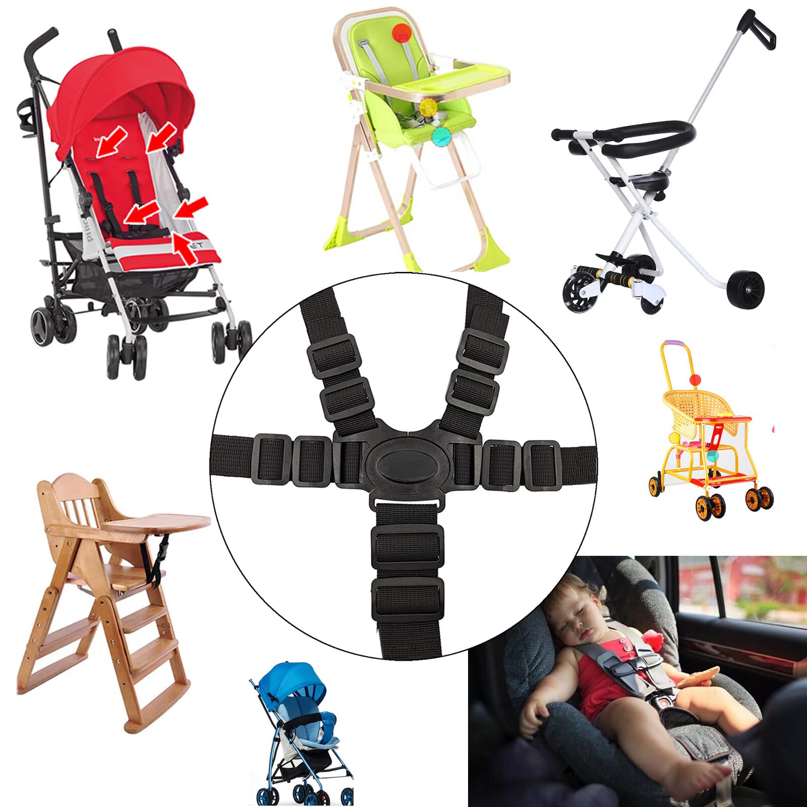 Alovexiong 5 Point Harness easy install shows simple setup for daily use.