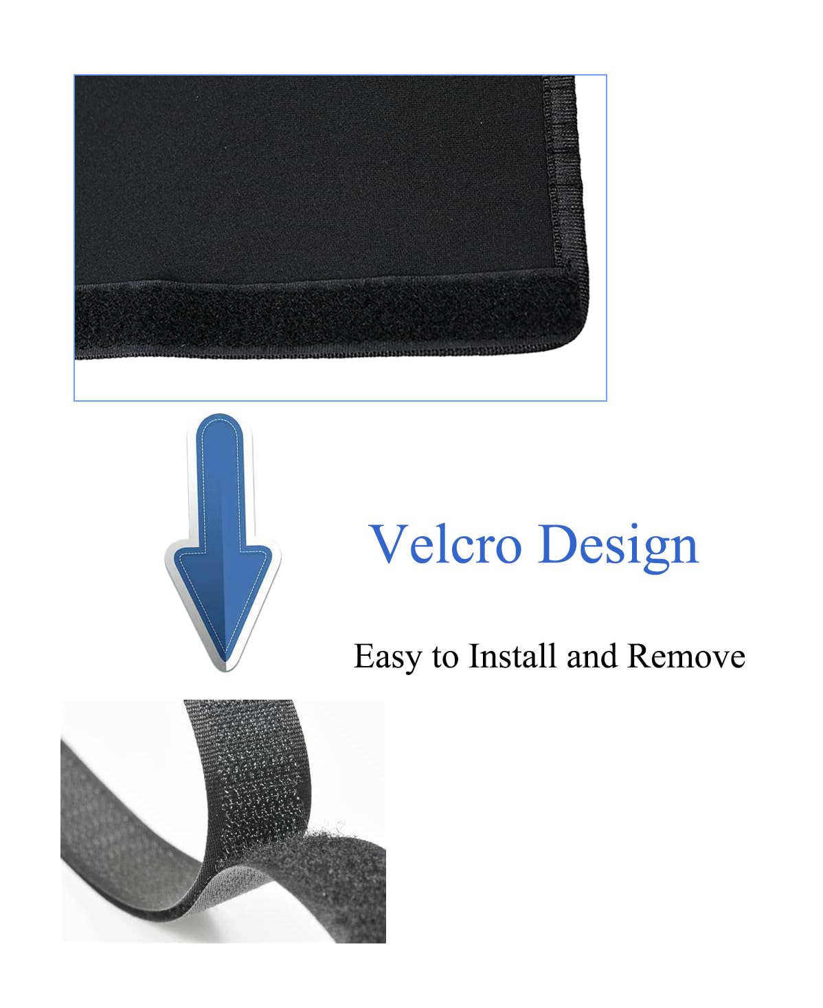 Alovexiong stroller handle sleeve shows easy Velcro installation for quick on/off.