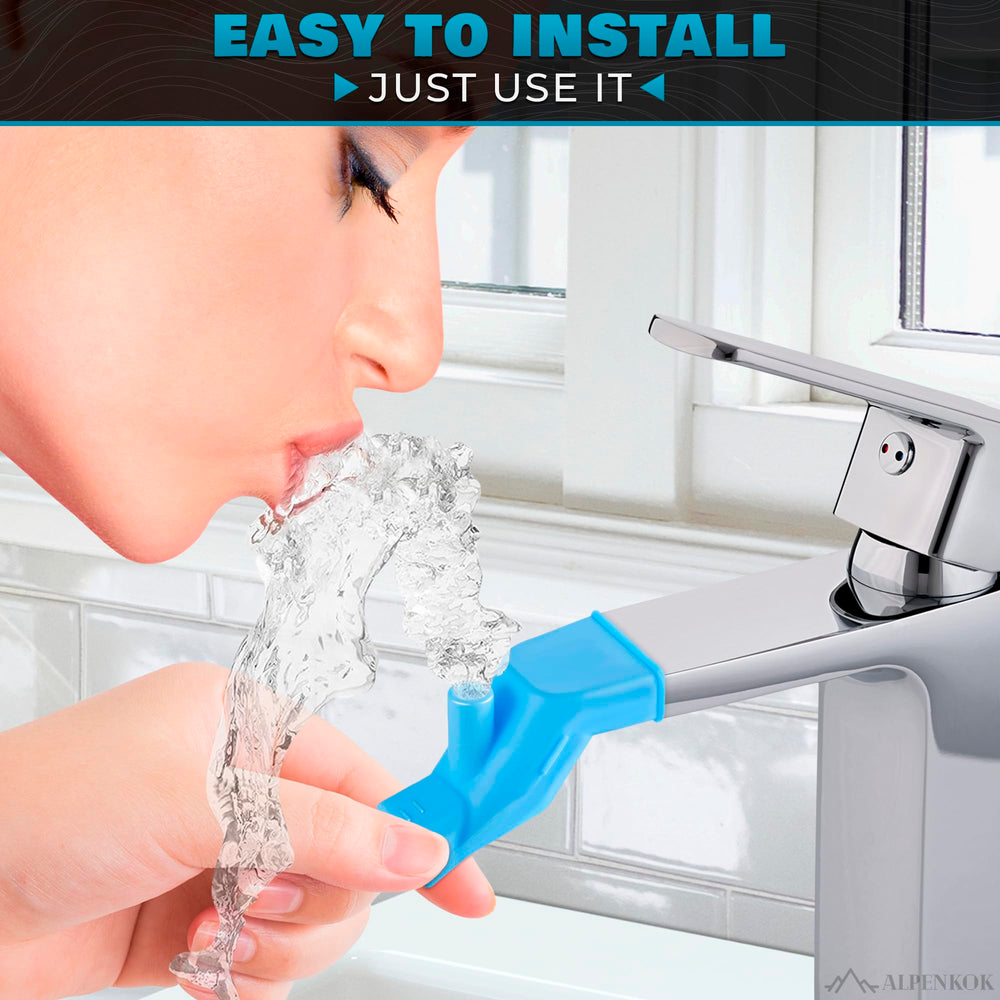 Alpenkok easy-installation guide shown without tools.