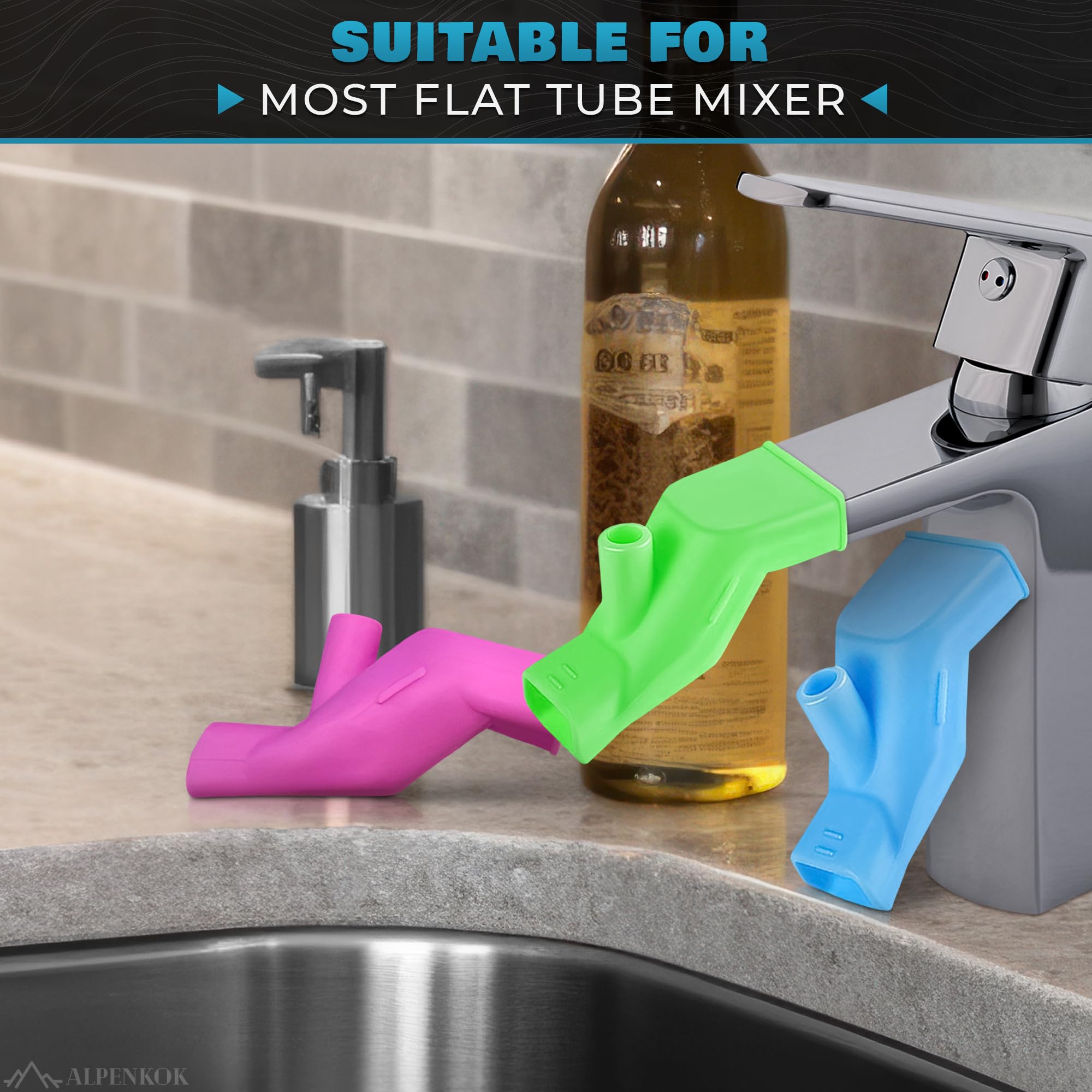 Alpenkok gift-ready sink extender displayed for new parents.