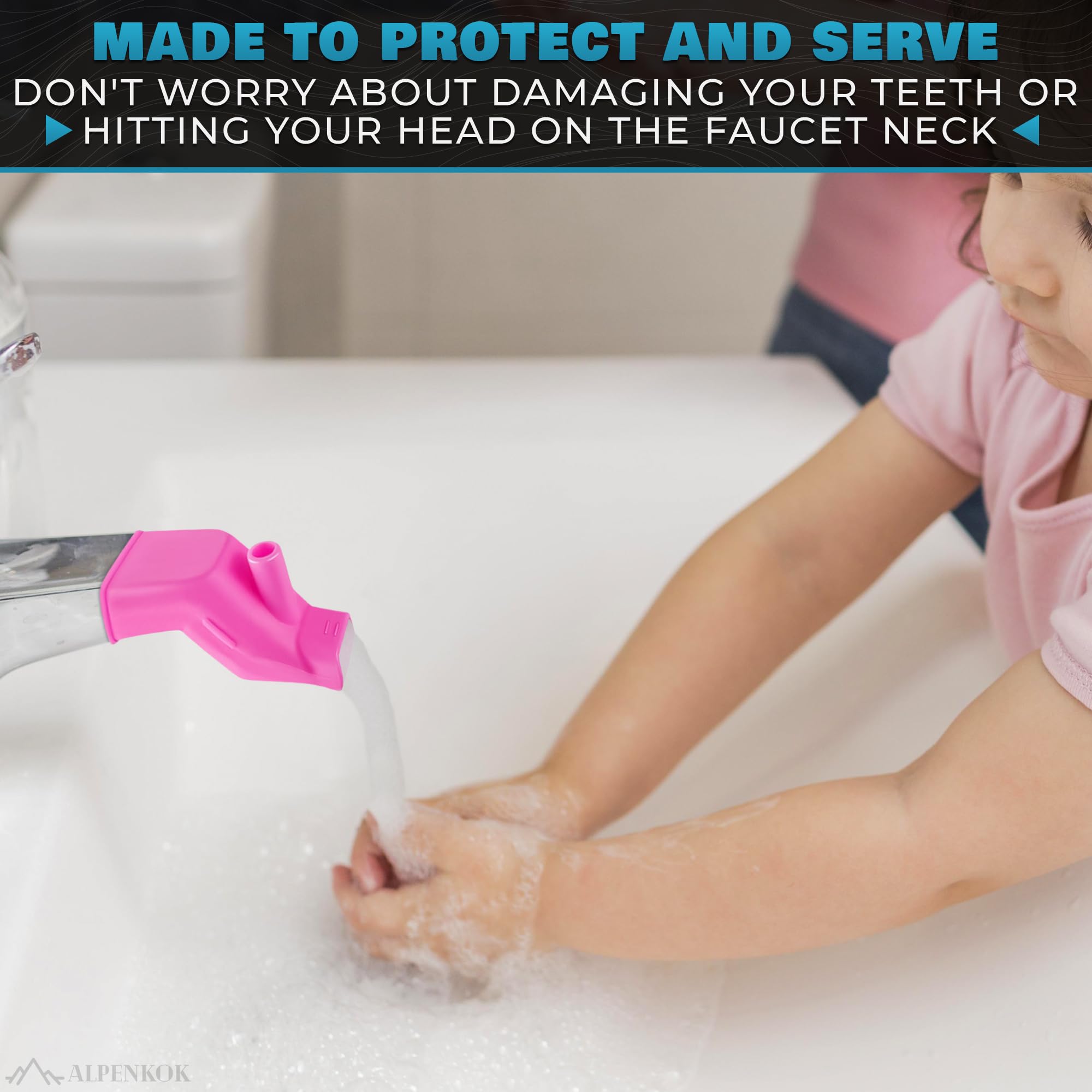 Alpenkok durable silicone withstands frequent bath-time use.