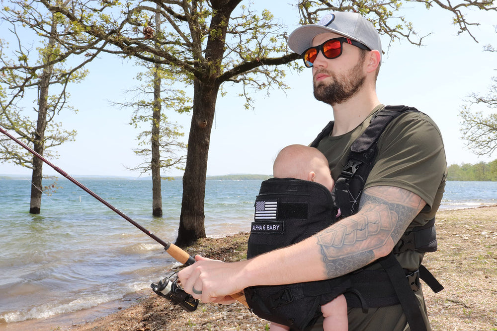Alpha Six Baby Carrier ideal for hiking and travel with your baby.