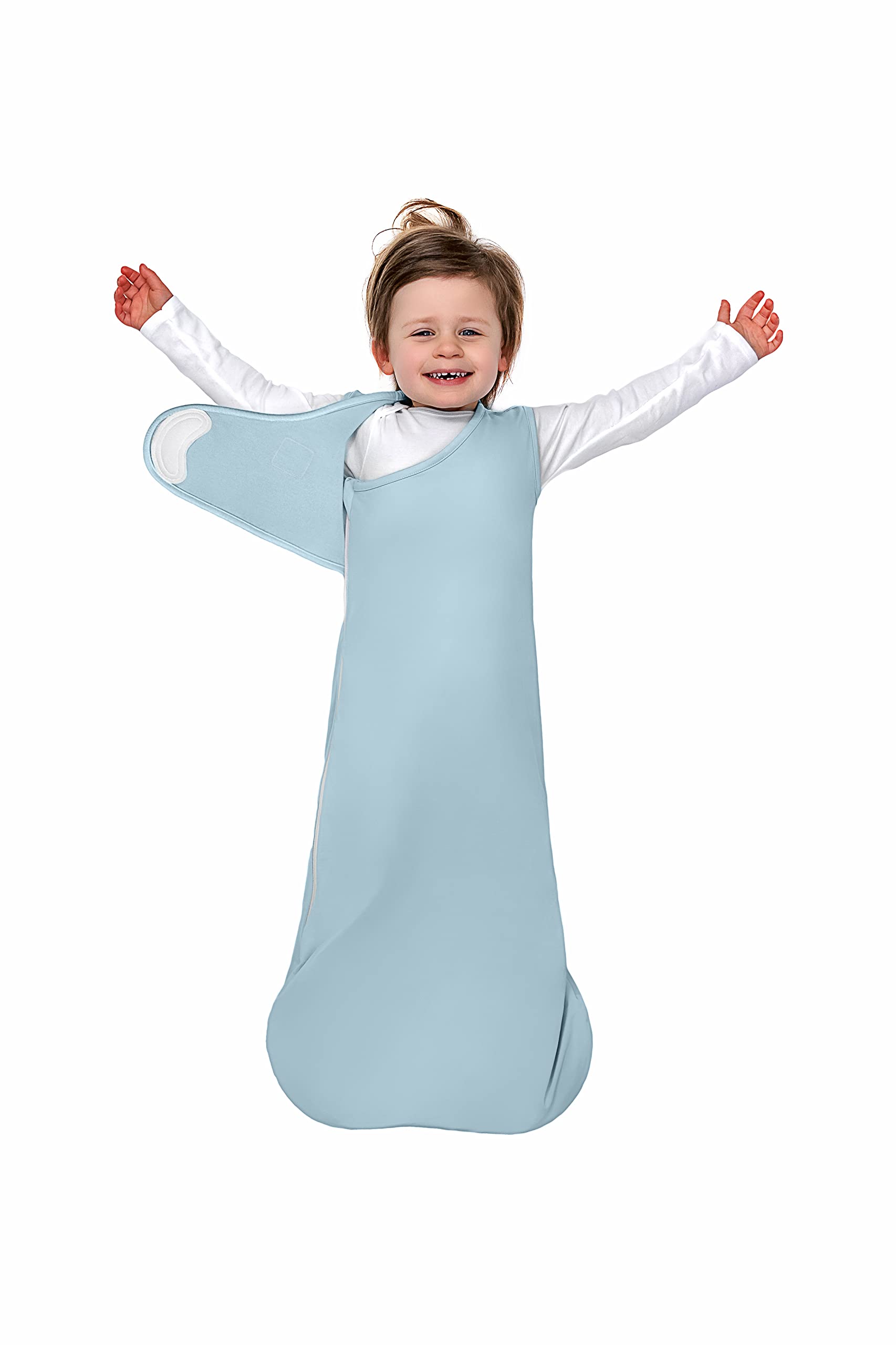 The Alphie Sleep Pouch provides a snug blanket alternative for crib safety