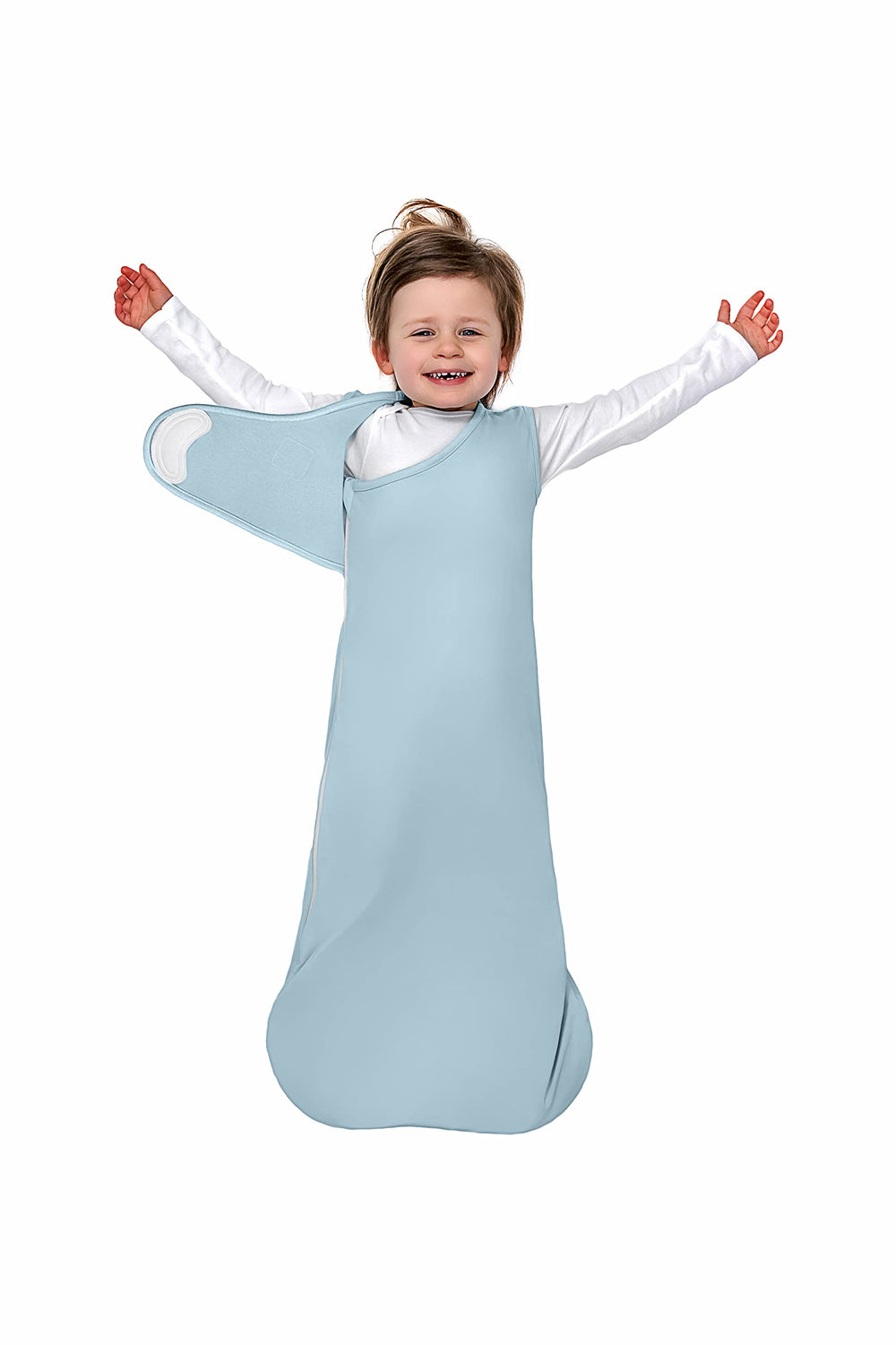 The Alphie Sleep Pouch provides a snug blanket alternative for crib safety