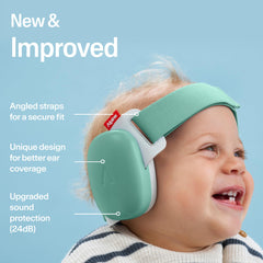 Alpine Muffy Baby Comfort ear cups pre-attached for quick on/off use
