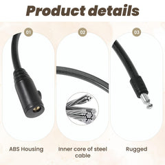 Alrhso fridge lock with keys shown, dual-key convenience for quick access.