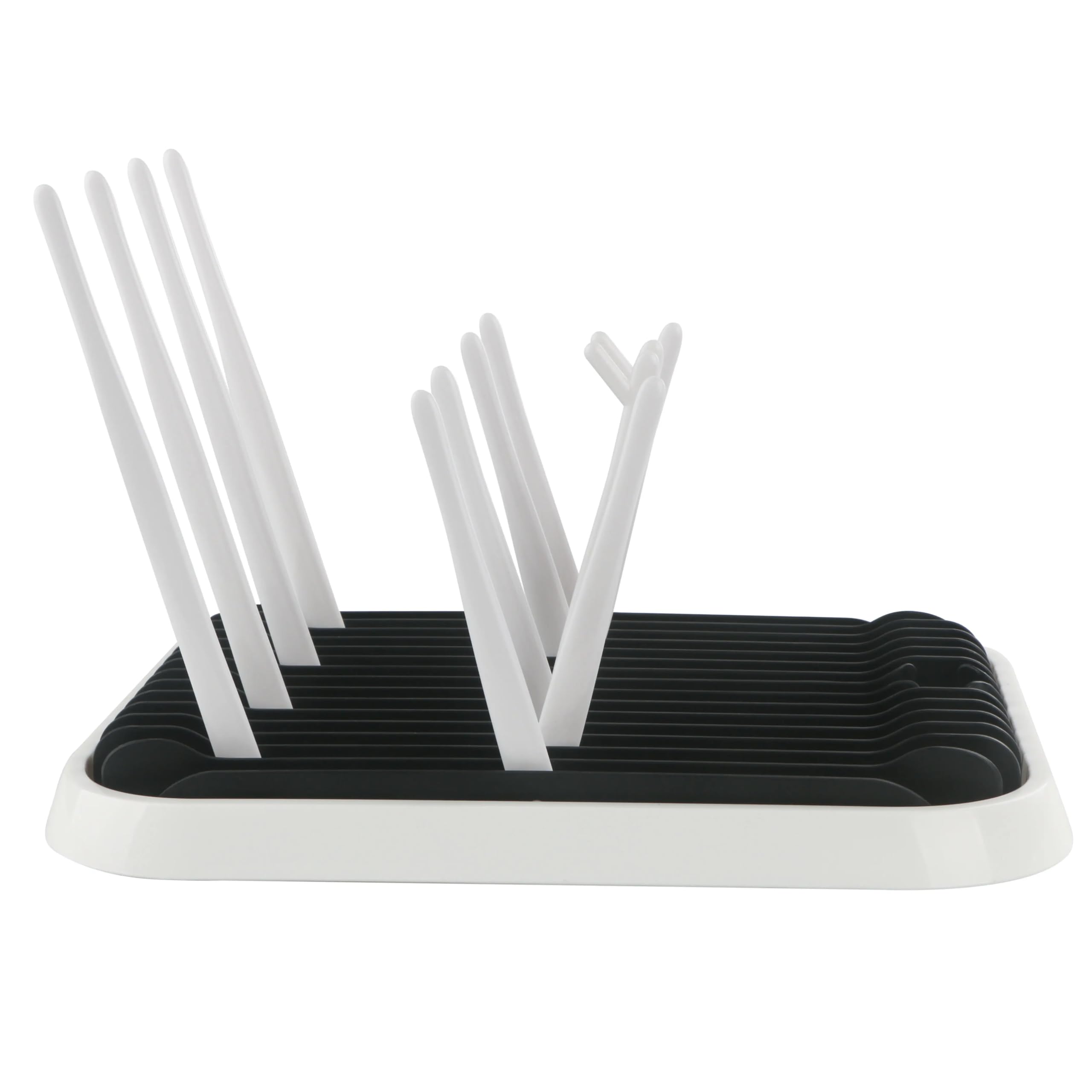Altibrant baby bottles drying rack folding compact demonstrates space-saving solution for busy kitchens.