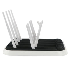 Altibrant baby bottles drying rack folding compact demonstrates space-saving solution for busy kitchens.