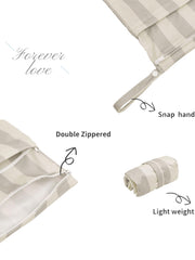 ALVABABY waterproof polyester shields belongings during travel and beach days.