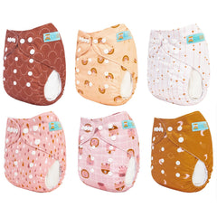 ALVABABY diaper inserts 12-count emphasize absorbent versatility