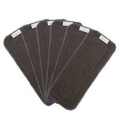 ALVABABY reusable inserts pack of six for cloth diapers showing 6-pack convenience for quick changes