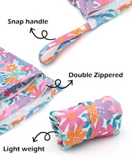 ALVABABY two-zipper compartments for wet and dry separation