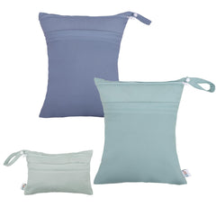 ALVABABY wet/dry bag large front view with handle for on-the-go organization.