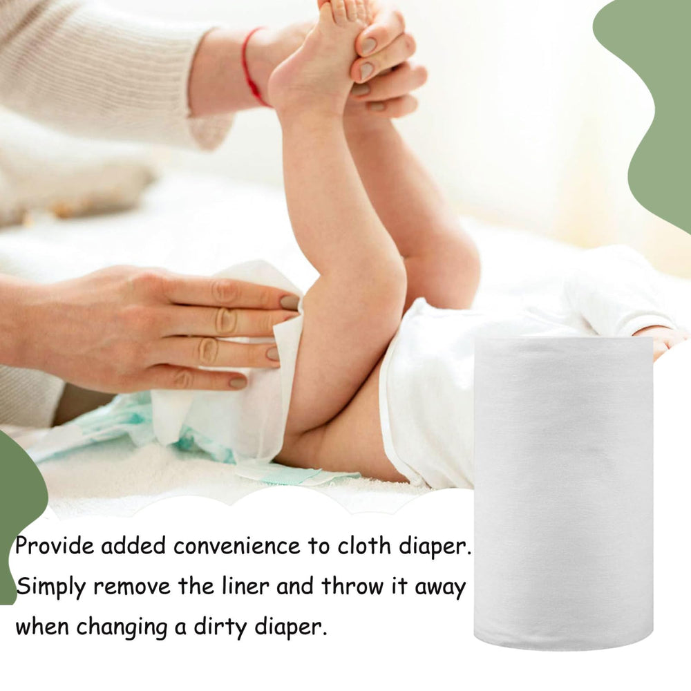 ALVABABY diaper liner in diaper showcasing standard fit.