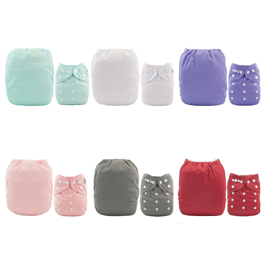 ALVABABY inserts 3-layer close-up highlights absorbent cores.