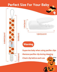 ALVABABY pacifier clip close-up shows BPA-free safety and durability