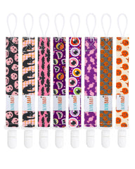 ALVABABY pacifier clip floral design keeps pacifier secure during stroller rides