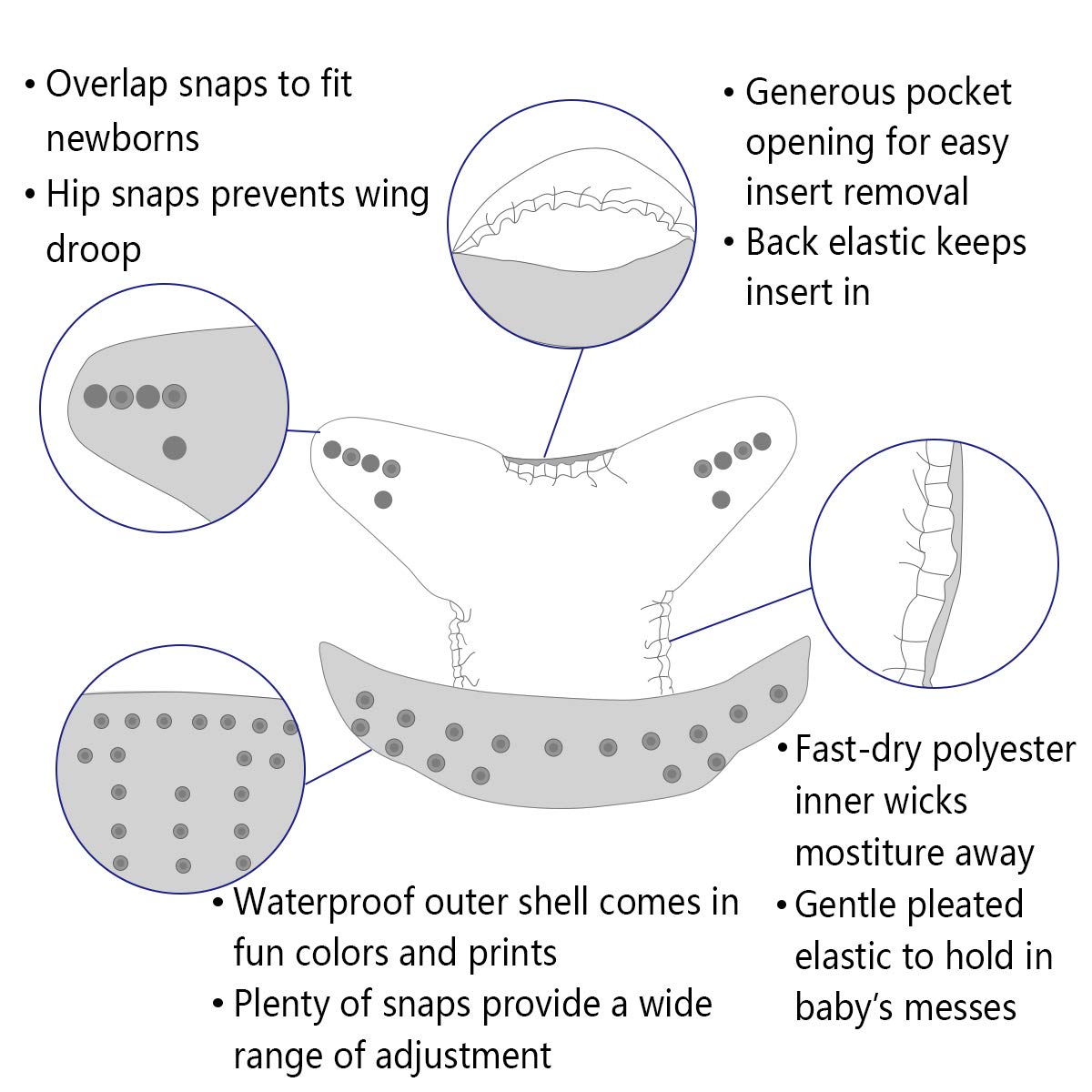 ALVABABY suede inner—soft moisture-wicking lining for baby comfort.