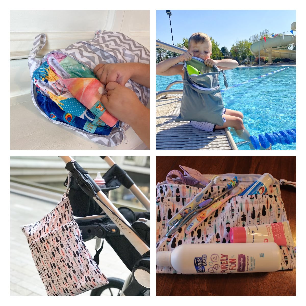 ALVABABY medium bag suited for travel and daycare organization