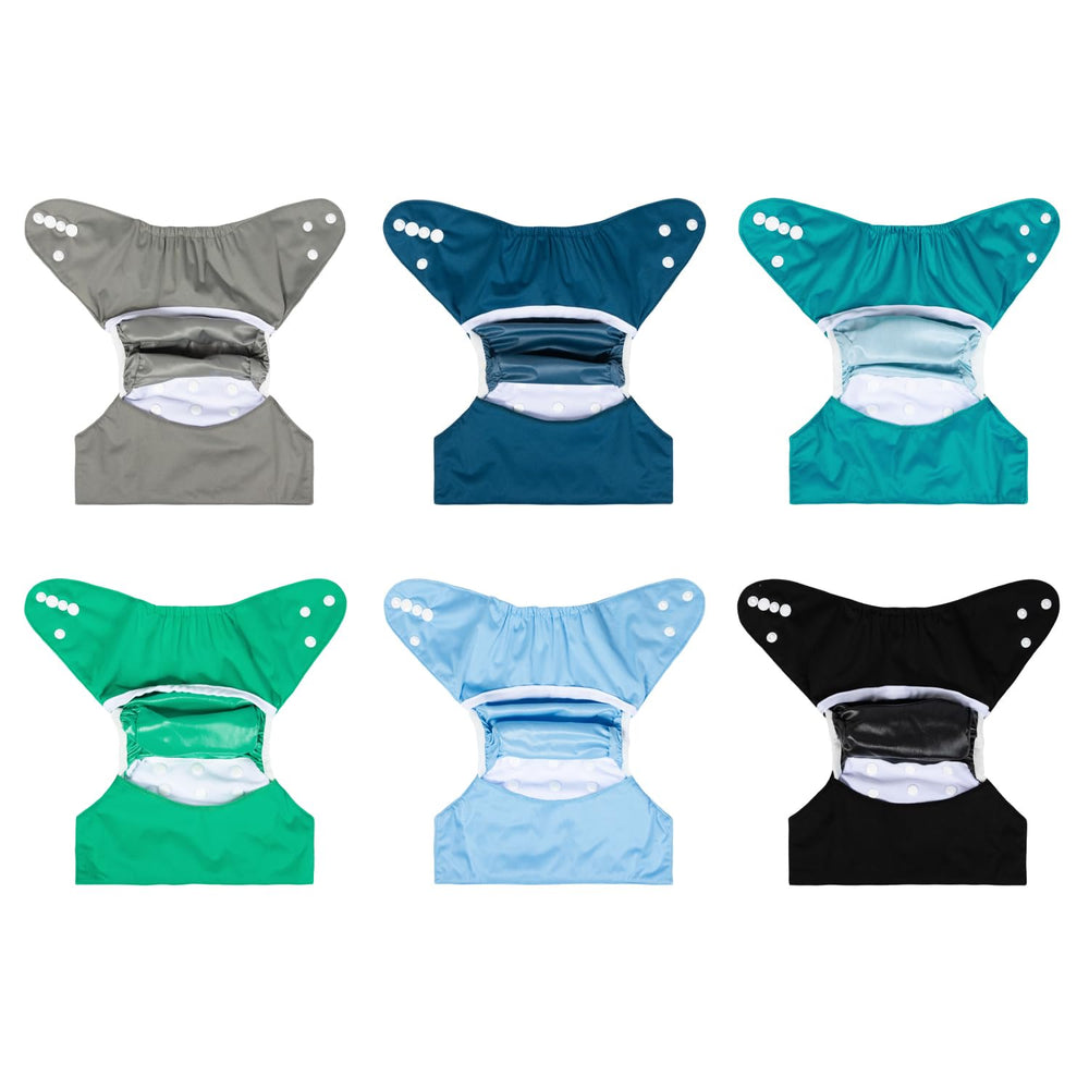 ALVABABY wet dry bag open inside showing separate compartments.