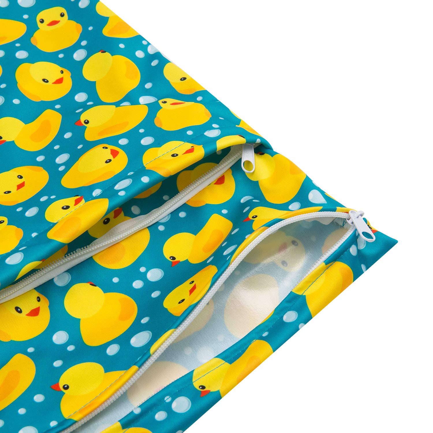 ALVABABY waterproof polyester bag keeps moisture contained and prevents leaks.