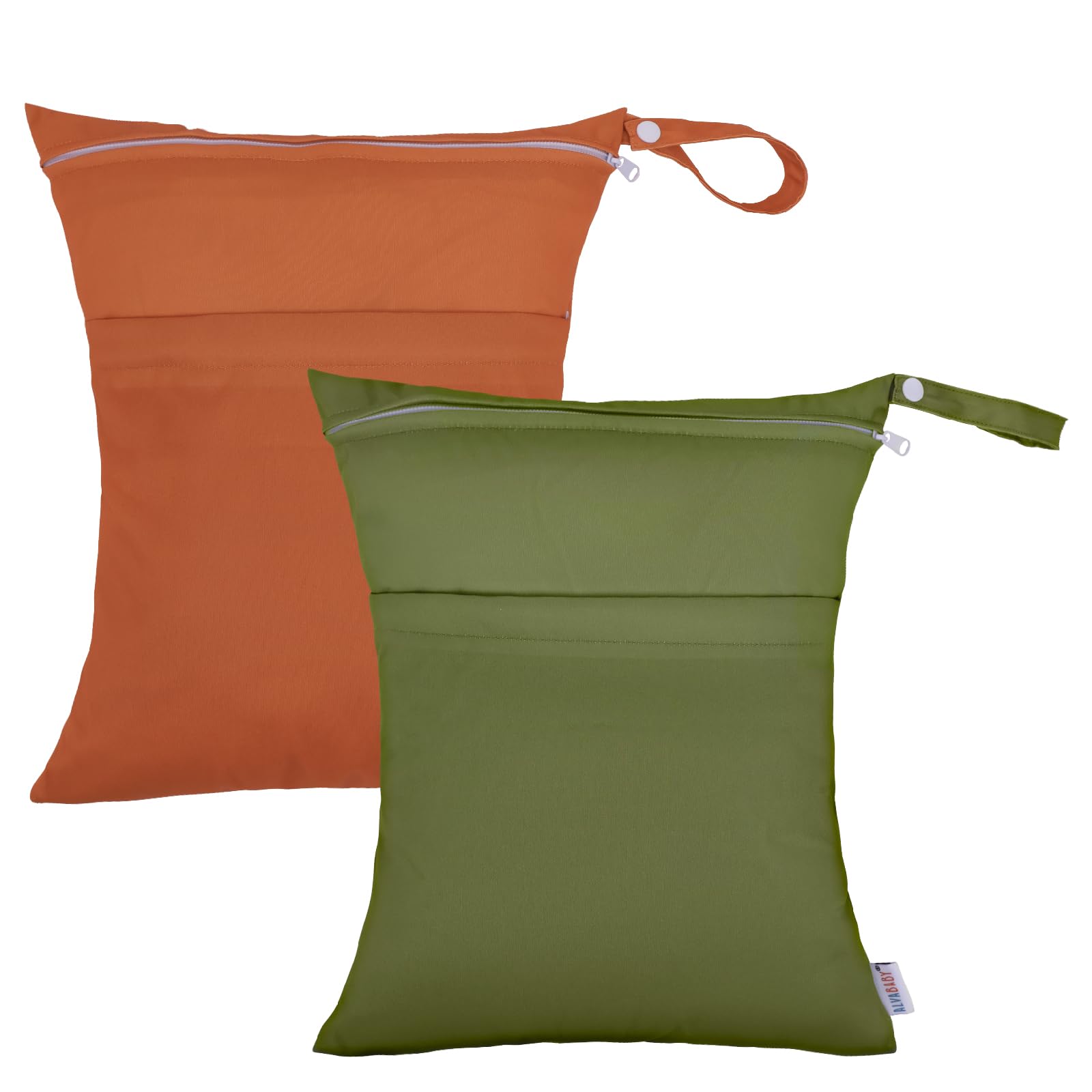 ALVABABY wet/dry bag with waterproof exterior and handy carry handle for travel.