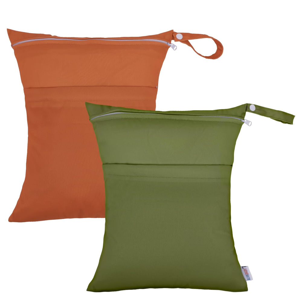 ALVABABY wet/dry bag with waterproof exterior and handy carry handle for travel.