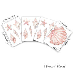 Alwayspon non-toxic shell wall decals are safe for kids and babies.